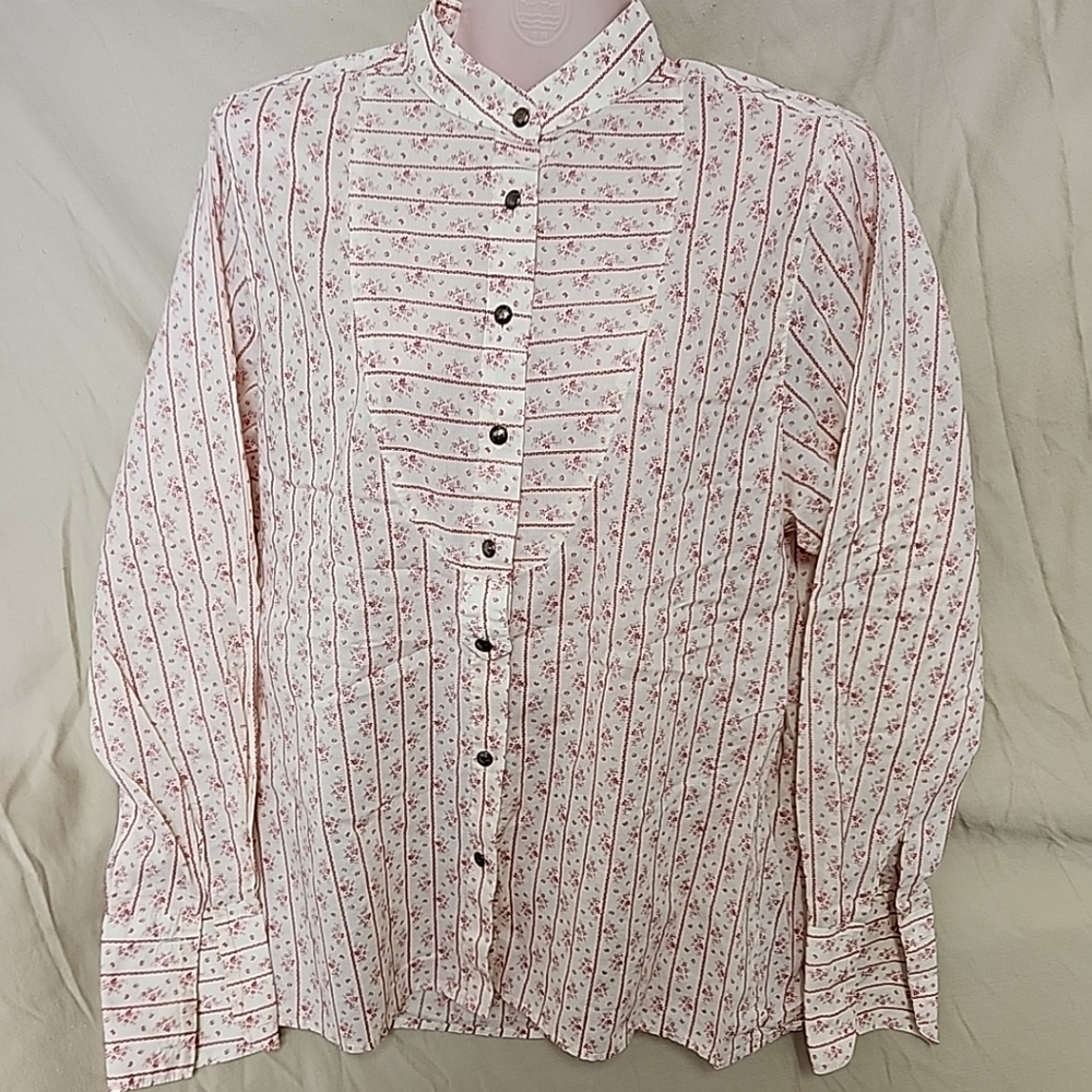 Vintage wah maker western shirt womens sz m.